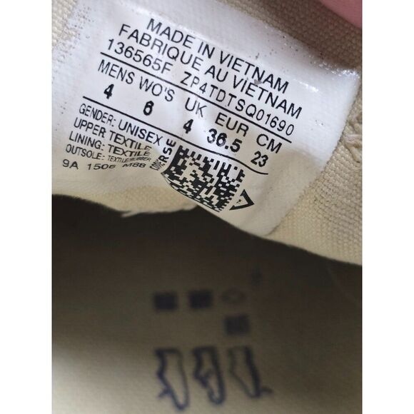 Converse All Star Chuck Taylor Low top Lace up canvas sneakers unisex womens 6 - Picture 9 of 9